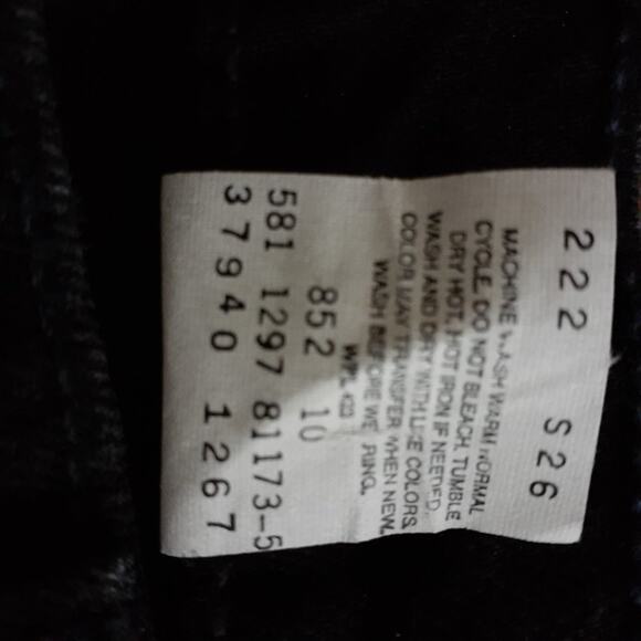 Vintage 90s y2k Levi's High Waisted Denim Jean Shorts Black - Picture 6 of 10